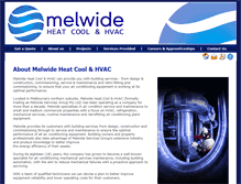 Tablet Screenshot of melwideair.com.au